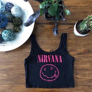 Nirvana Cropped Tank